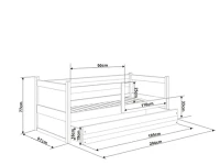 Lastevoodi RICO SMART 1 männipuit pilt 3