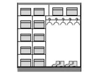 Liugustega kapp DOME 1-20 pilt 3
