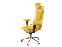 Кресло руководителя MONARCH золотой - кожа pilt 3