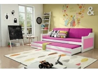 Lastevoodi DAWID valge madratsitega pilt 7