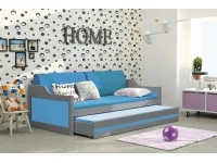 Кровать детская DAWID графит c матрасами pilt 4