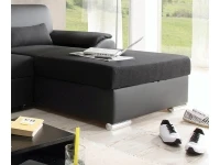 Угловой диван-кровать ANTARA SMART черный/серый pilt 4