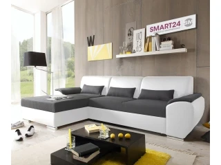 Угловой диван-кровать ANTARA SMART белый/серый pilt