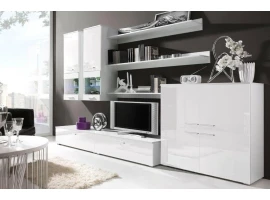 Sektsioon COMO valge kõrgläige/matt valge