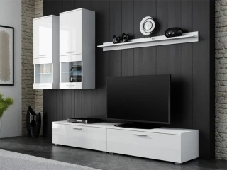 Секция COMO MINI белый высокий глянец/белый матовый pilt