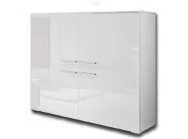 Kummut COMO valge kõrgläige/matt valge