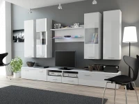 Sektsioon DREAM II valge kõrgläige/matt valge pilt 2