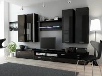 Sektsioon DREAM III must kõrgläige/matt must pilt 2