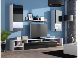 Sektsioon EGO must kõrgläige/matt valge