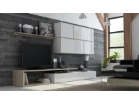 Sektsioon GOYA valge kõrgläige/matt valge/tamm sonoma pilt 2