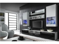 Sektsioon LUNA matt valge ja must kõrgläige/matt valge pilt 2