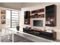 Секция LUNA черный высокий глянец/слива pilt 2