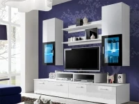 Секция MINI белый высокий глянец/белый матовый pilt 2