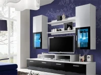 Секция MINI белый высокий глянец и черный высокий глянец/белый матовый pilt 2