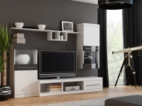 Sektsioon NICK matt valge ja must kõrgläige/matt valge pilt 2