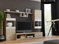 Sektsioon NICK tamm sonoma ja valge kõrgläige/tamm sonoma pilt 2