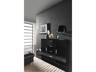 Kummut UNI must kõrgläige/matt must pilt