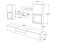 Sektsioon BILBAO sonoma ja cappuccino läige pilt 3