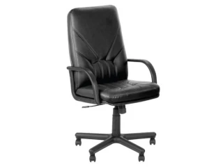 Рабочее кресло MANAGER черная кожа pilt
