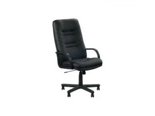 Рабочее кресло MINISTER черная кожа pilt