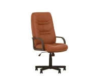 Рабочее кресло MINISTER черная кожа pilt 3