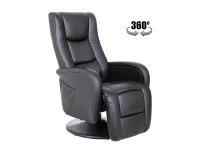 Кресло-лежак PULSAR recliner черный pilt 2