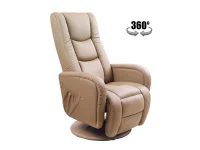Кресло-лежак PULSAR recliner бежевый pilt 2