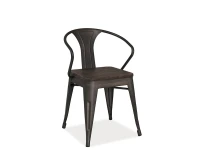 Стул ALVA сталь и дерево pilt 2