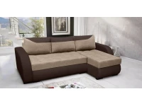 Угловой диван-кровать PIREUS светло-коричневый и коричневый pilt 2