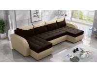 Угловой диван-кровать PIREUS BIS коричнево-бежевый pilt 2