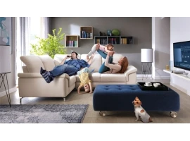 Угловой диван-кровать BARCELONA 1BF L BOK C + H + 2,5W L BOK C