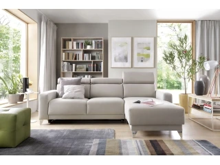 Угловой диван-кровать KELLY 1OT L 5110 + 2R P 1220R pilt