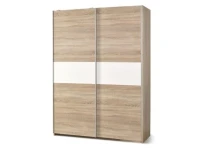 Liugustega kapp LIMA S-1 sonoma ja valge pilt 3