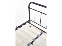 Voodi 120x200 LINDA 120 must pilt 5