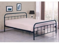 Voodi 120x200 LINDA 120 must pilt 2