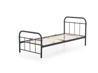 Voodi 90x200 LINDA 90 must pilt 5