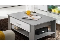 Журнальный стол BLADE 2 белый и титан pilt 2