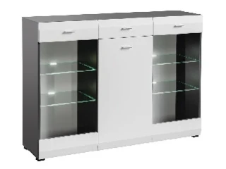 Kummut CLIF HB grafiit ja valge pilt