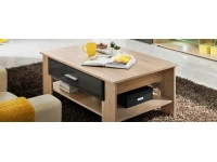 Журнальный стол BLADE 2 бук иконик и лава глянец pilt 2