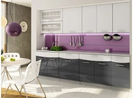 Кухня SMILE TEXTILE WHITE/BLACK 260