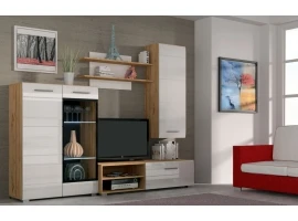 Sektsioon DARIA valge ja tamm votan