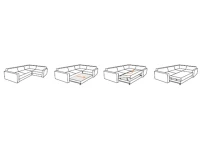 Угловой диван-кровать HAMPTON 3W L+H1+1HT P pilt 3