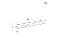 Полка настенная GUMI 05 pilt 5