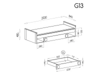 Voodi 80x195 GUMI 13 pilt 6