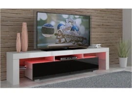 TV стол TV 190 белый - черный