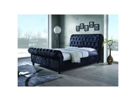 Voodi 160x200 NAPOLI must samet