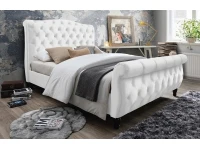 Voodi 180x200 LINCOLN valge econahk pilt 2