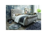 Voodi 160x200 LINCOLN beež pilt 2