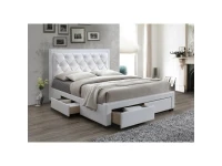 Voodi 160x200 ENGLAND valge econahk pilt 3