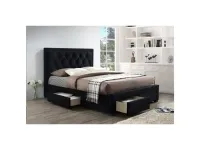 Voodi 180x200 ENGLAND must pilt 2